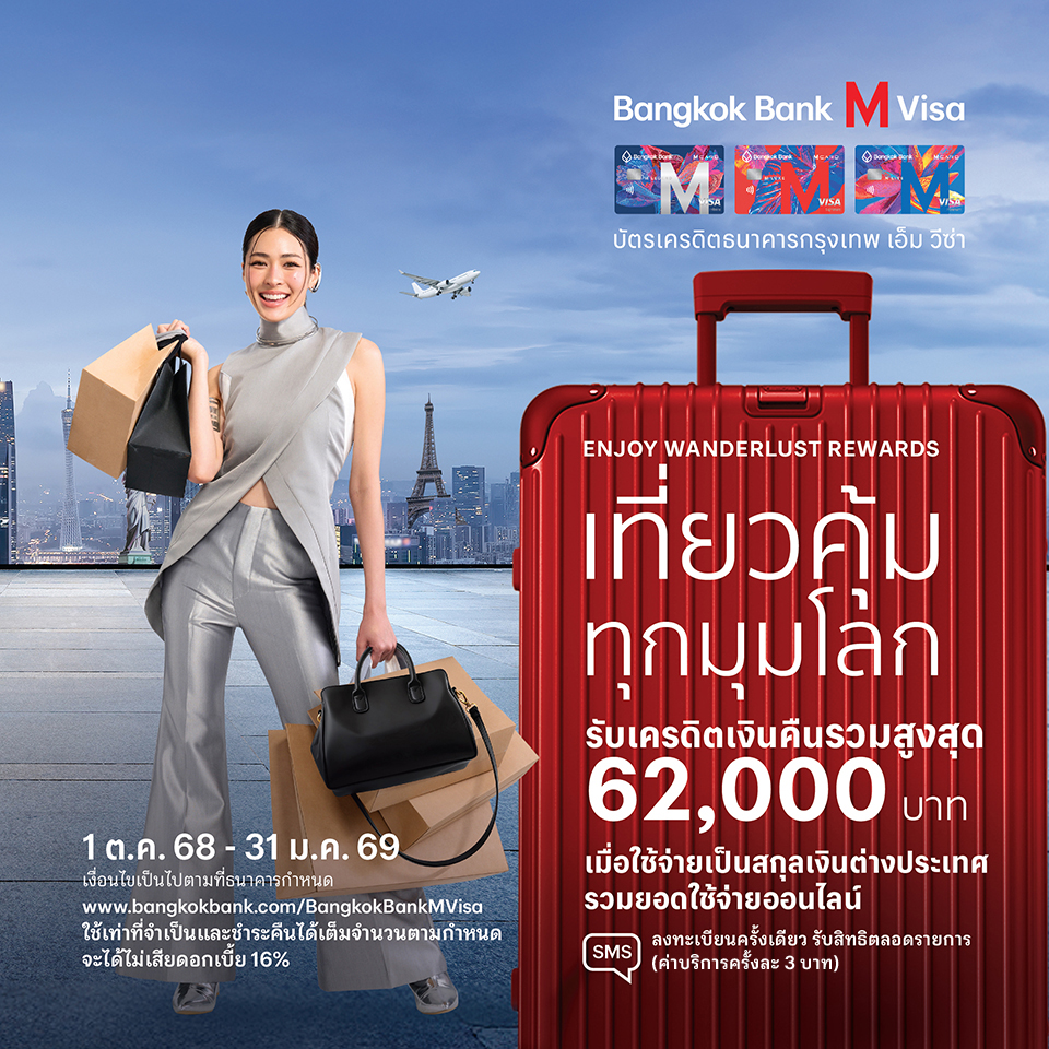 BANGKOK BANK M เที่ยวคุ้มทุกมุมโลก